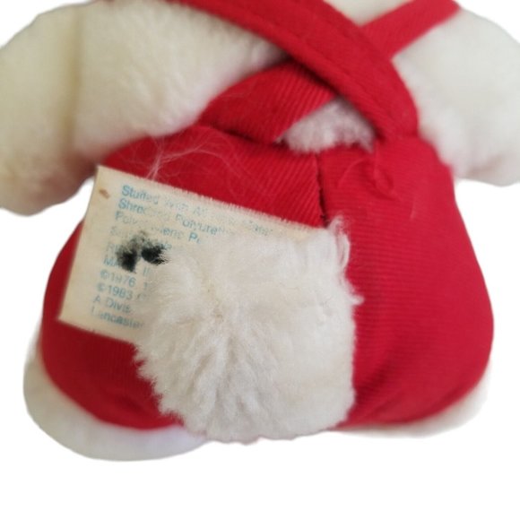 Vintage 1983 Hello Kitty Plush Red Overalls Child Guidance Sanrio CBS Toys 7" - Picture 6 of 13